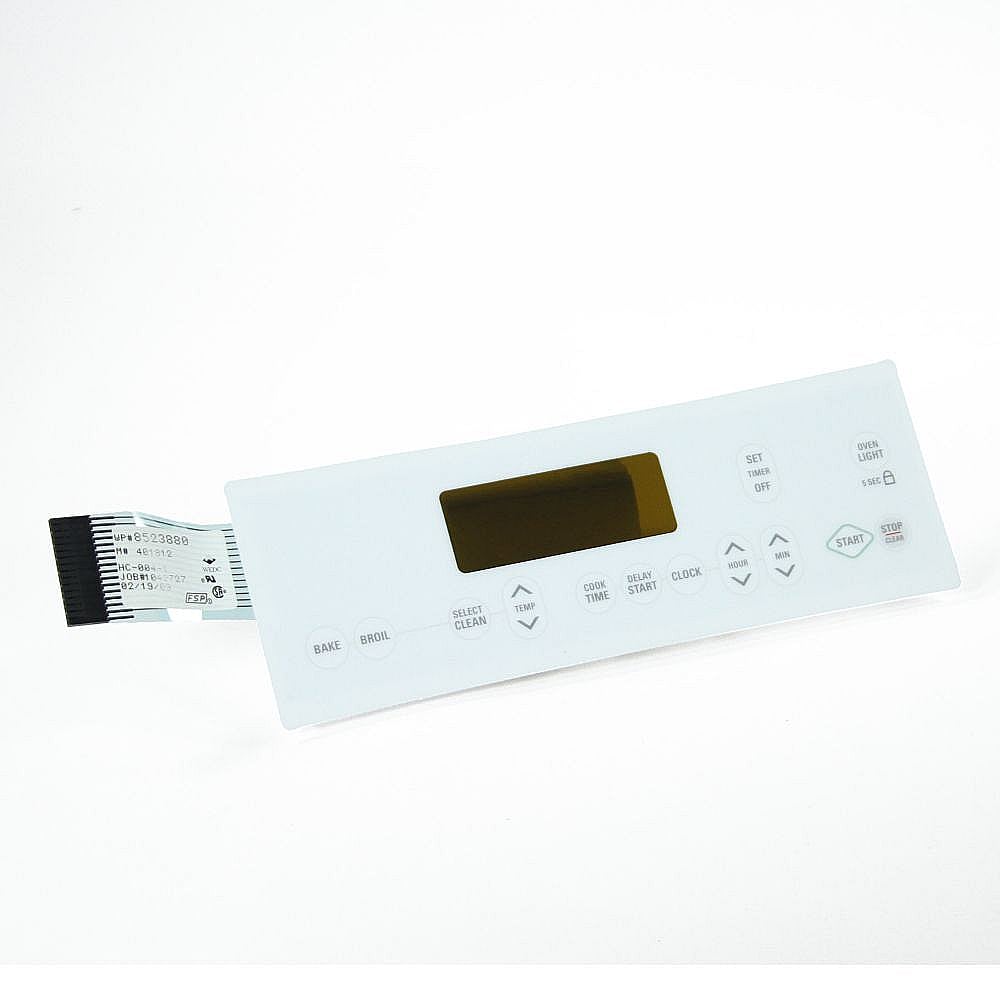 Photo of Range Membrane Switch (White) from Repair Parts Direct