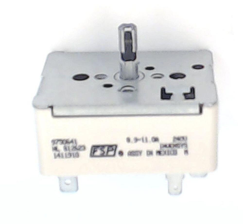 Part #wp9750641, Range Surface Element Control Switch, 2, 400-Watt / 2.37 x 1.79 x 2.12