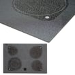 Range Main Top Assembly for KitchenAid KERC500EWH5 - Part 9752311CW