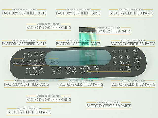 Photo of Range Membrane Switch (Black) from Repair Parts Direct