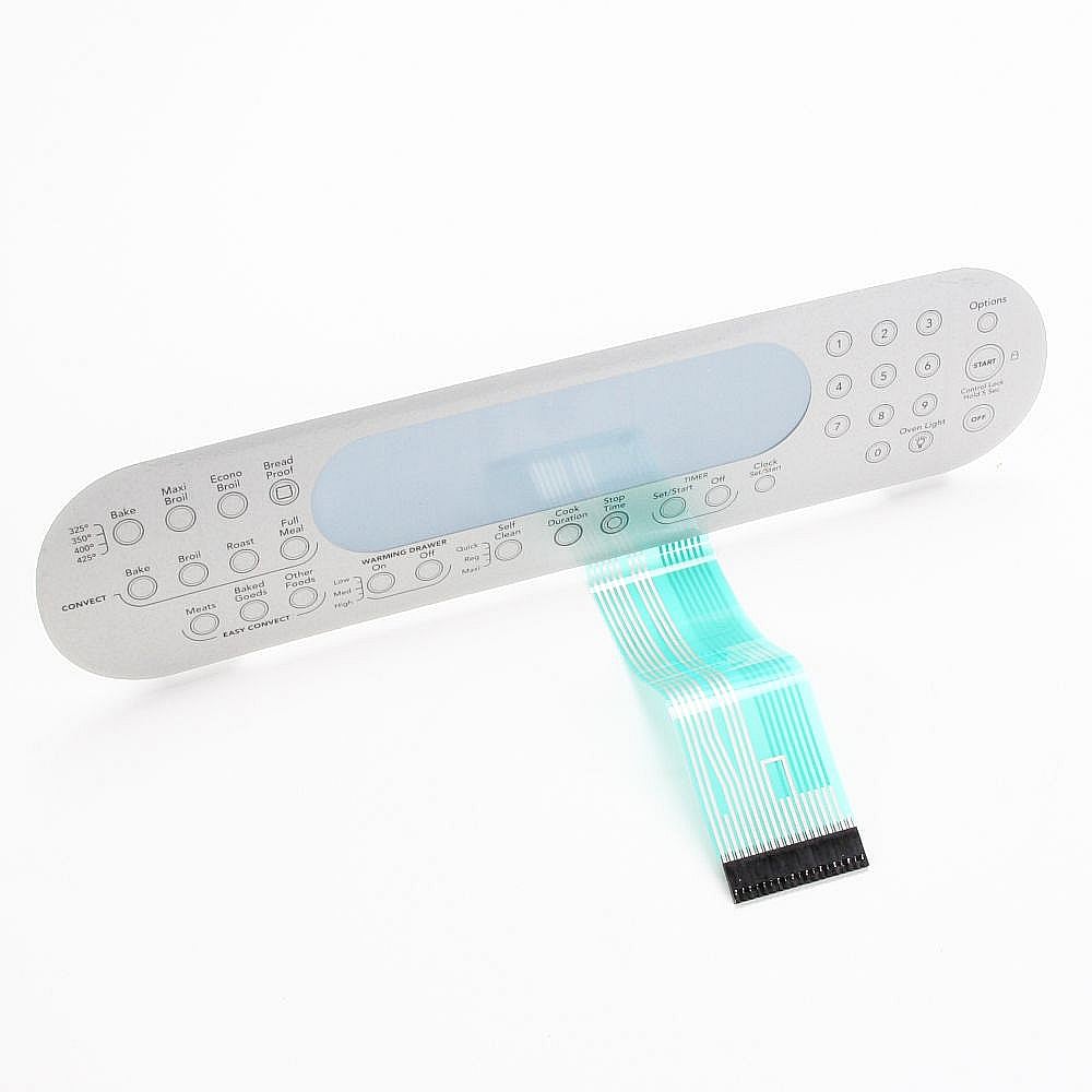 Part #wp9756595Es, Range Membrane Switch / 15.25 x 5.25 x 5.75