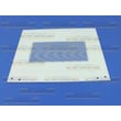 Range Oven Door Outer Panel (white) for Whirlpool GW395LEPT01 - Part 9759639