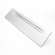 Range Storage Drawer Front Panel (universal Silver) for Whirlpool WFG515S0ES0 - Part W11226776