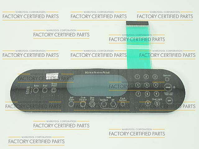 Photo of Range Membrane Switch (Black) from Repair Parts Direct