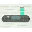 Range Membrane Switch (black) for KitchenAid KERI201PWH4 - Part 9762097