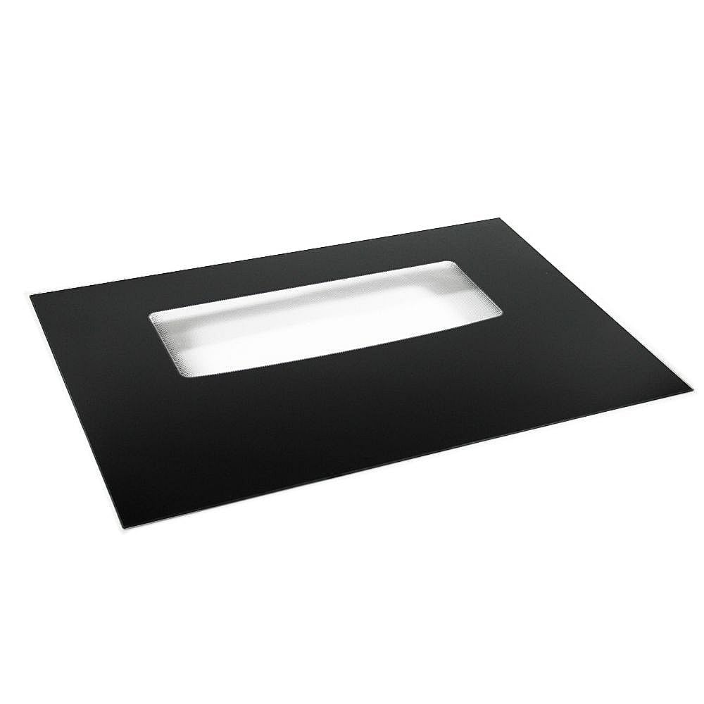 Photo of Range Oven Door Outer Panel (Black) from Repair Parts Direct