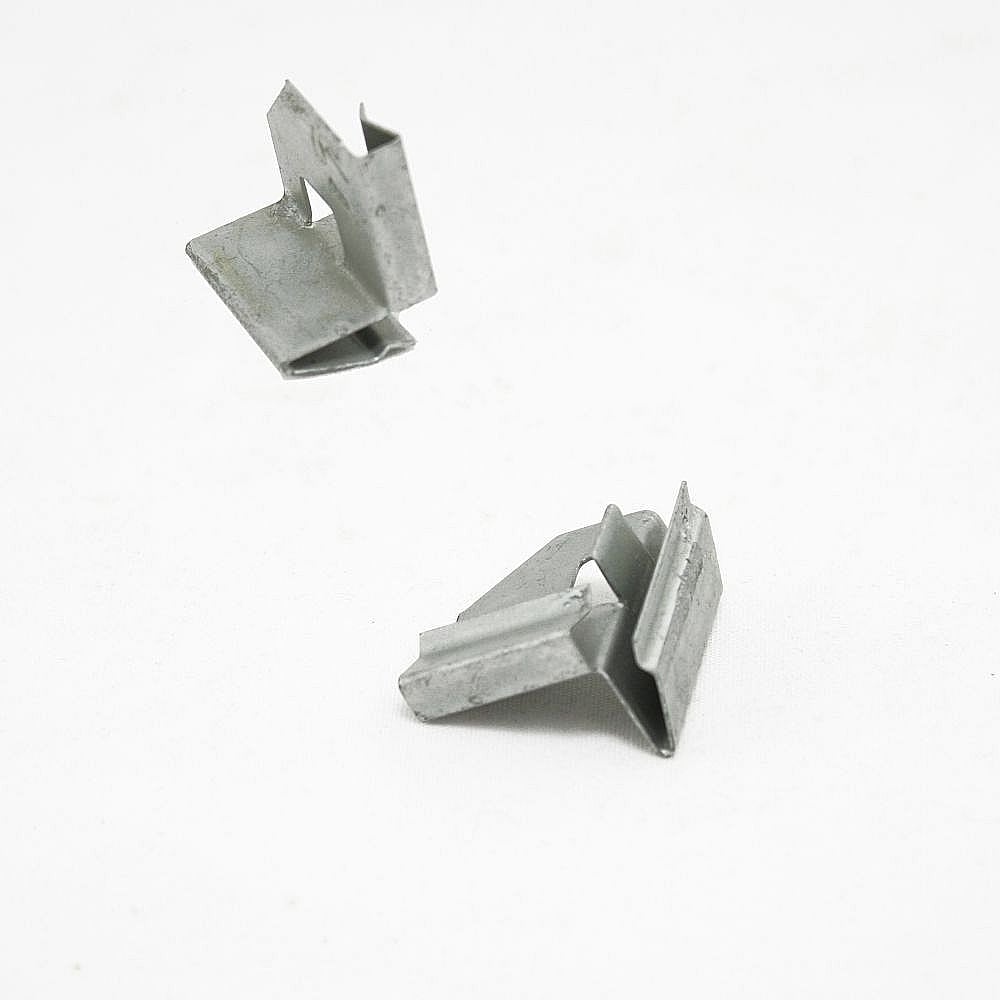 Part #98004952, Range Oven Door Inner Glass Clip, Left / 0.87 x 0.87 x 0.62