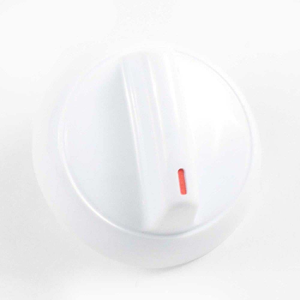 Part #wp98008321, Range Oven Temperature Knob (White) / 2.25 x 2.25 x 1.37