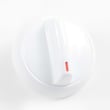 Range Oven Temperature Knob (white) for Estate TGG222VDB0 - Part WP98008321