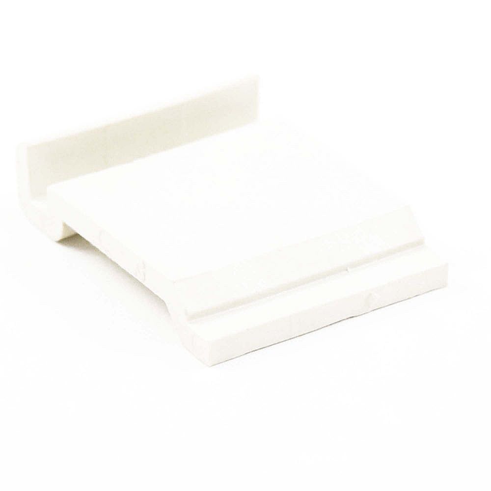 Part #98010184, Range Oven Door Outer Panel Support Bracket, Lower (Biscuit) / 1.50 x 1.25 x 0.37