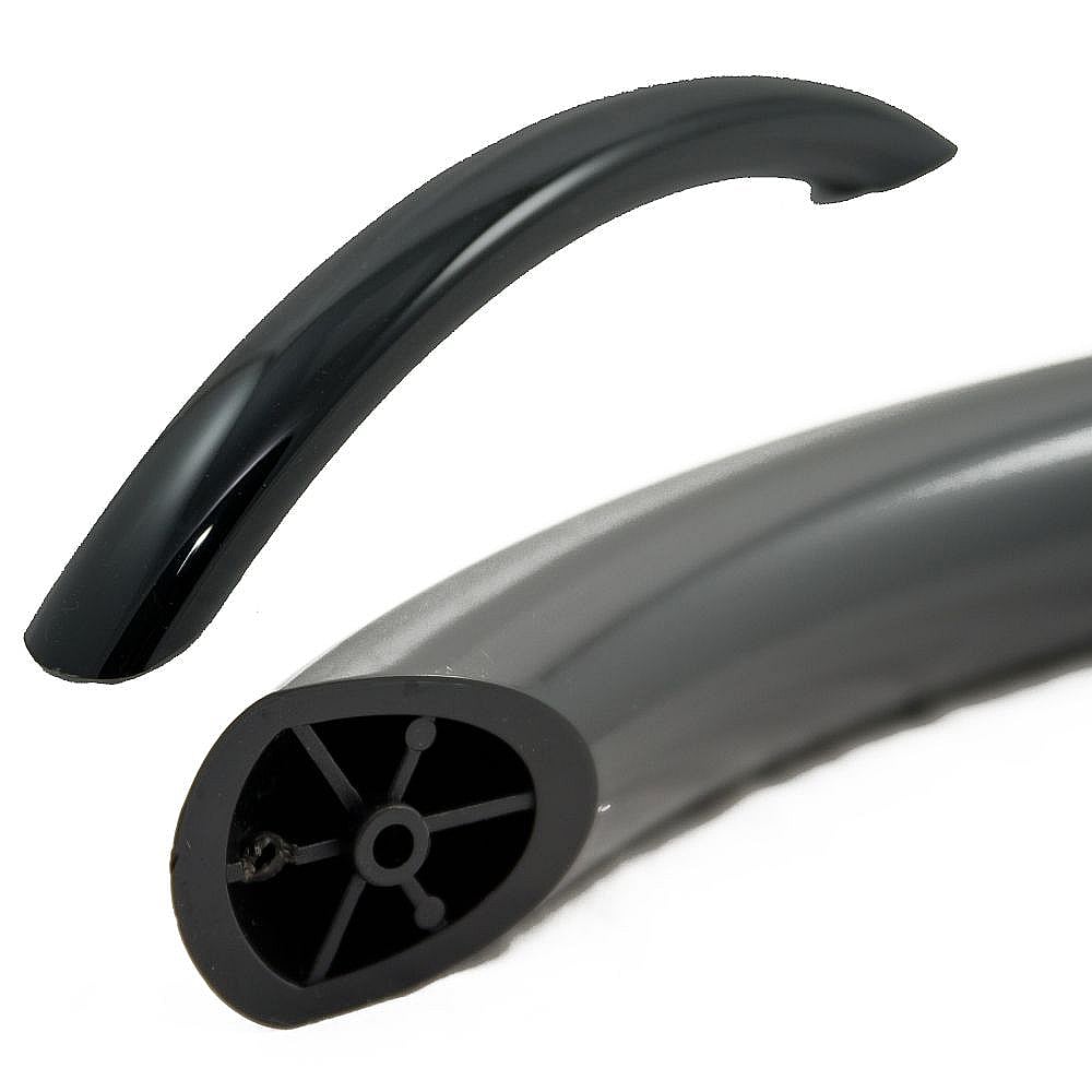 Part #w10110267, Microwave Door Handle (Black) / 12.88 x 2.75 x 2.00