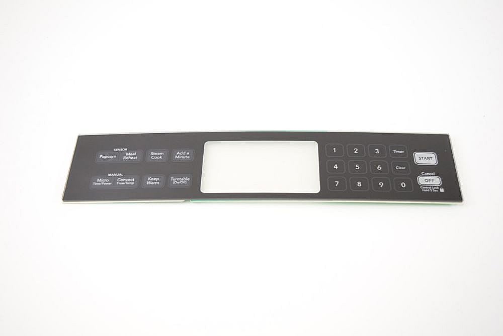 Part #wpw10116267, Microwave Keypad / 15.25 x 5.25 x 5.75