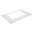 Range Oven Door Outer Panel (White) (replaces W10118454, WP9756415)