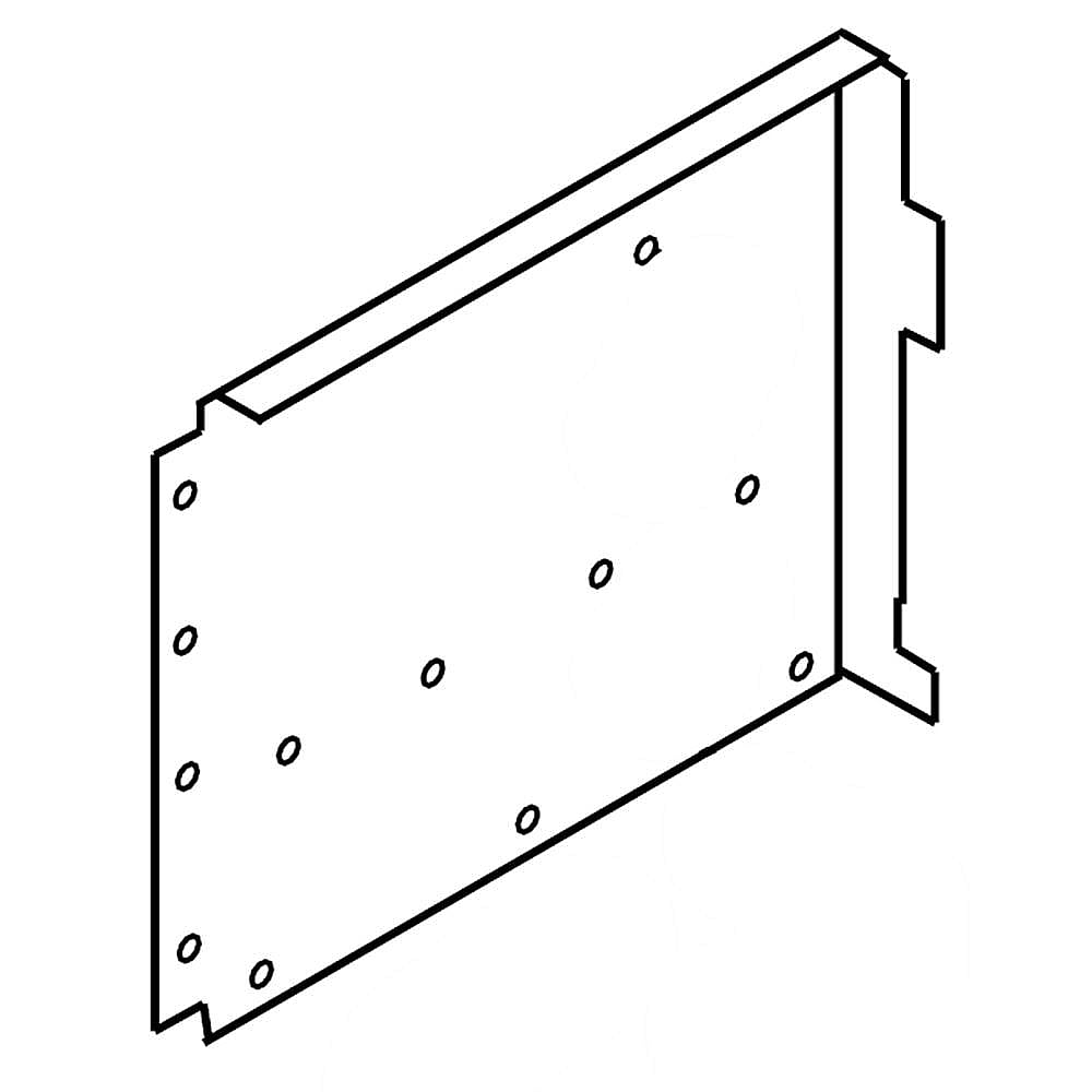 KitchenAid Part #w10120471, Cover | 16.63 x 16.00 x 2.50