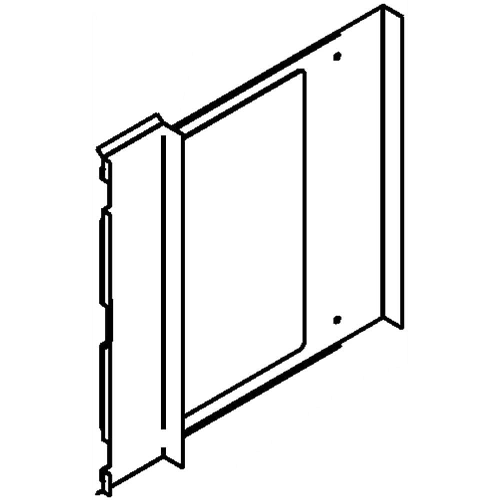 Part #w10121634, Roper Baffle / 19.00 x 1.00 x 14.00
