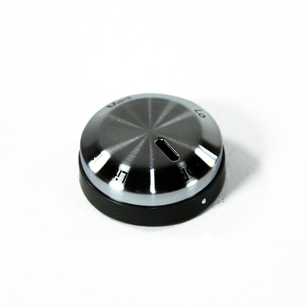 Part #wpw10132192, Cooktop Burner Knob | 1.87 x 1.87 x 0.62