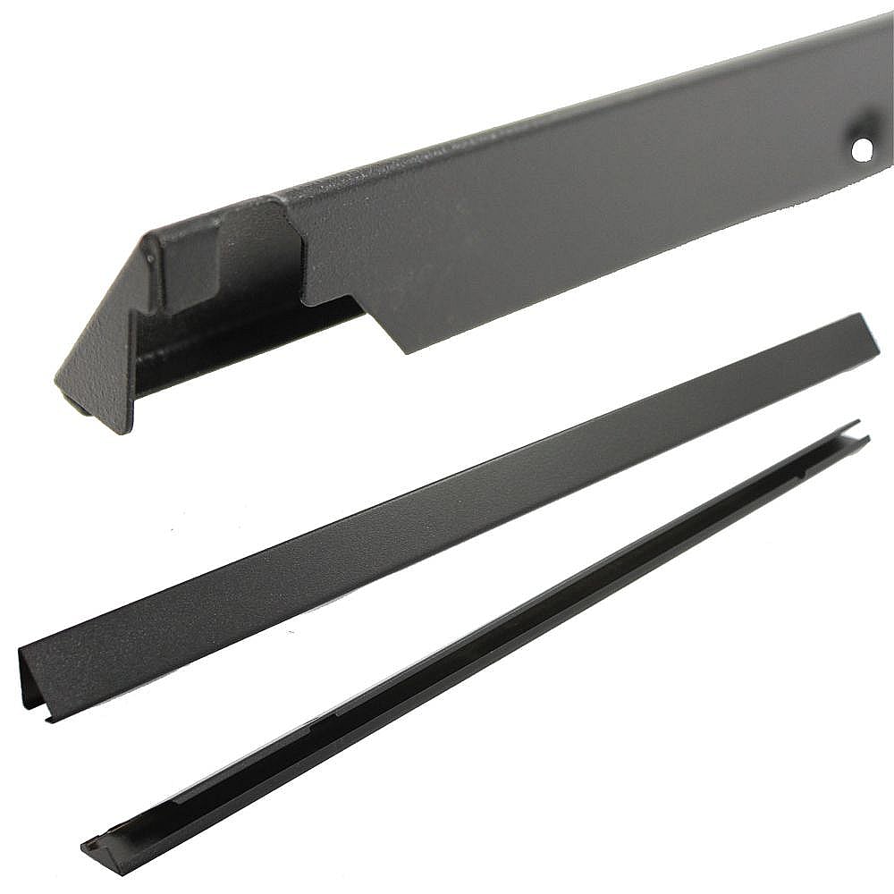 Part #wpw10339493, Wall Oven Trim, Left (Black) / 1.00 x 23.00 x 0.50