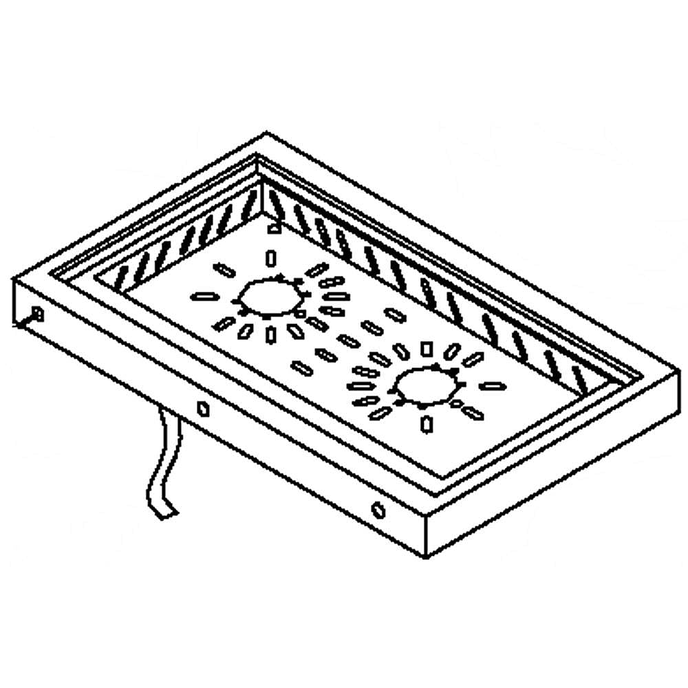 Part #w10140271, Shelf / 14.06 x 3.12 x 22.88