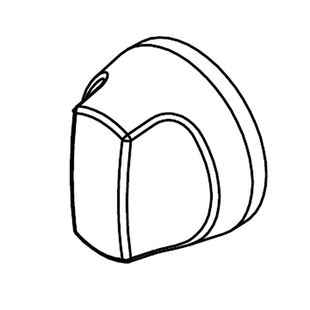 Part #w10145568, Cooktop Knob / 2.25 x 2.25 x 1.50