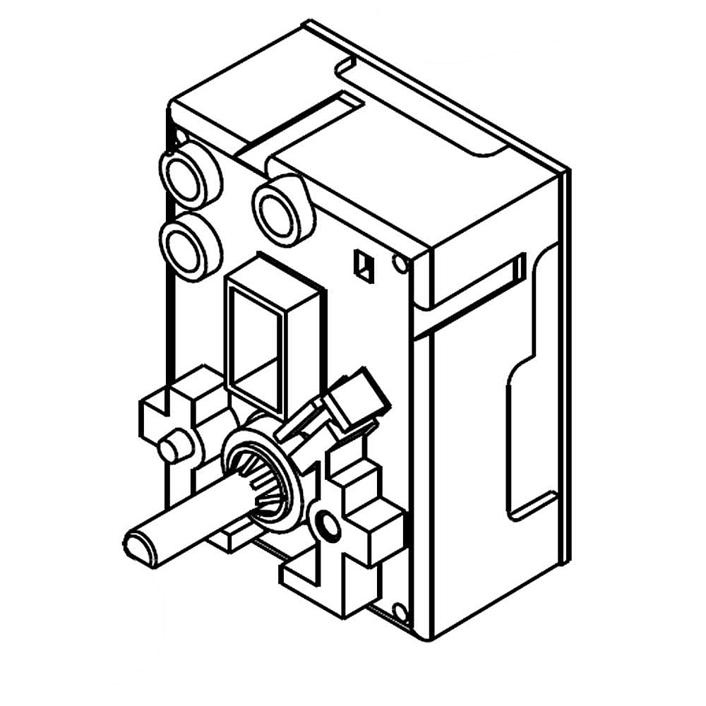 Part #w10158966, Wall Oven Temperature Control Switch / 4.00 x 4.00 x 3.00