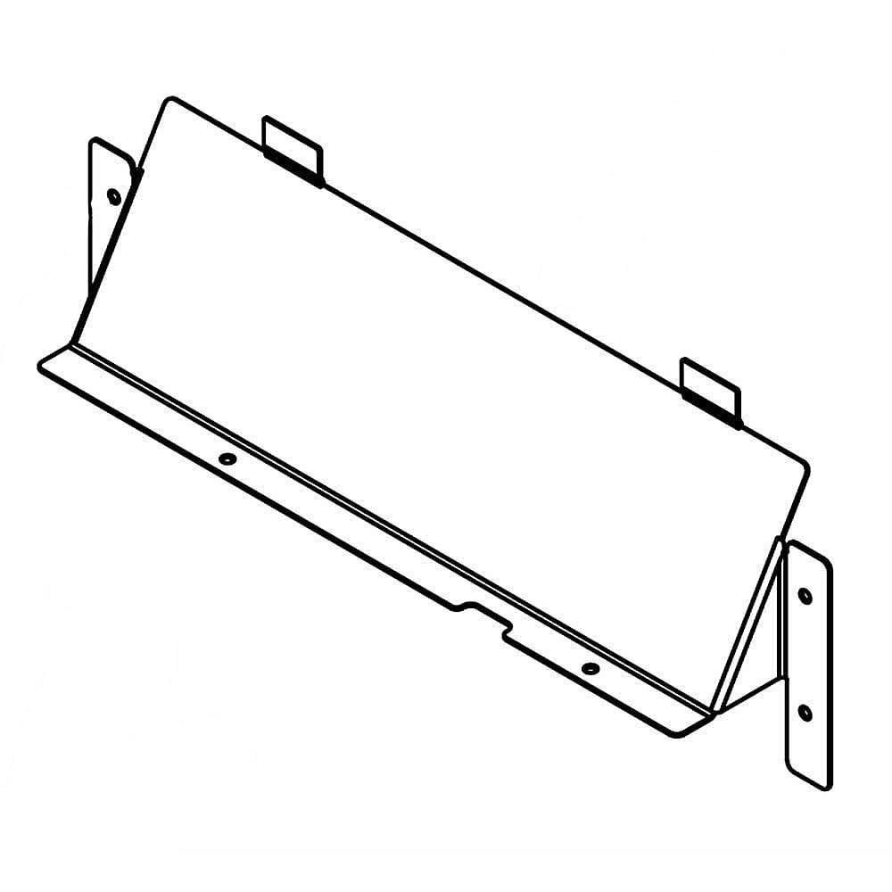 KitchenAid Part #w10160844, Mounting Bracket | 13.00 x 3.50 x 1.50