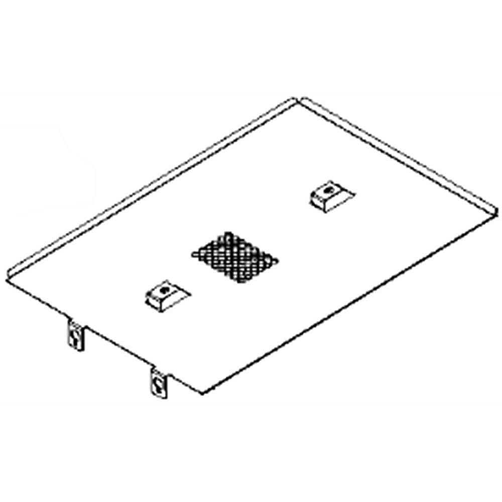 Photo of KitchenAid Part #w10160855, Heat Shield | 8.50 x 4.00 x 0.10 from Repair Parts Direct