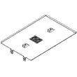 Heat Shield for KitchenAid KFDC558JPA01 - Part W10160855