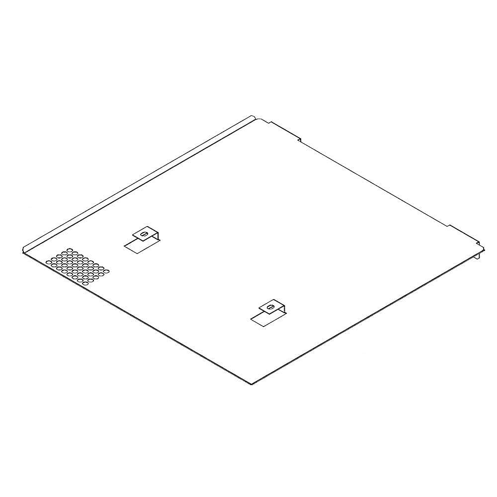 Photo of KitchenAid Part #w10160856, Heat Shield | 16.50 x 16.00 x 1.00 from Repair Parts Direct