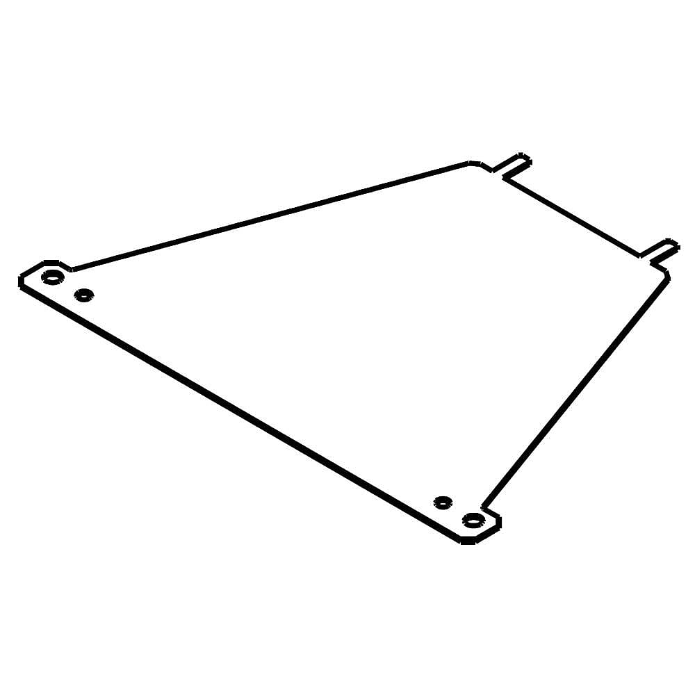 KitchenAid Part #w10160858, Latch Cover | 2.00 x 5.00 x 7.00