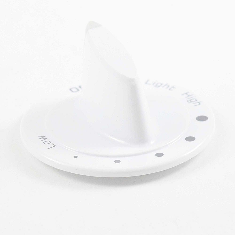 Photo of GE Part #wpw10163287, Ran Surface Burner Knob | 2.25 x 2.25 x 1.50 from Repair Parts Direct