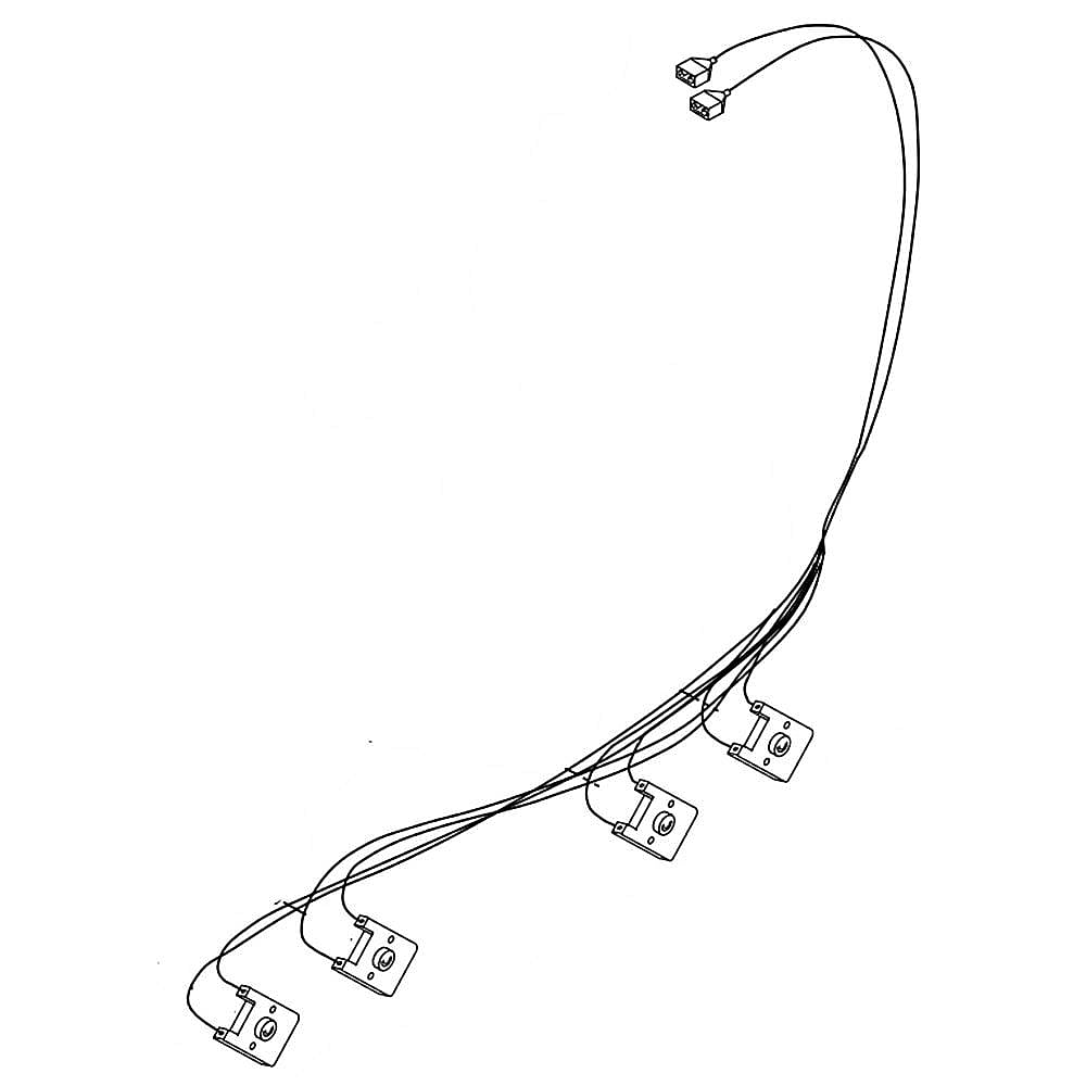 Maytag Part #w10165136, Range Igniter Switch And Harness Assembly | 7.00 x 7.00 x 0.20
