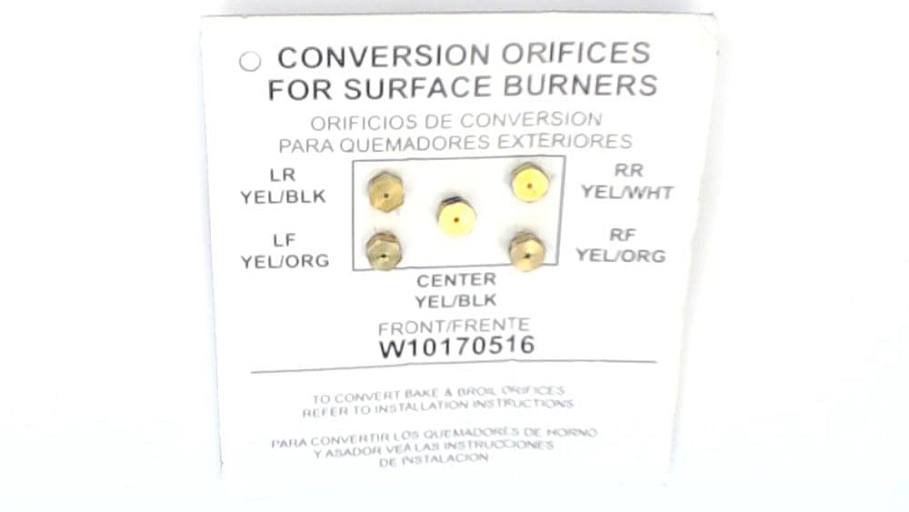 Part #wpw10170516, Range Lp Conversion Kit (Replaces W10170516) / 4.00 x 4.00 x 0.12