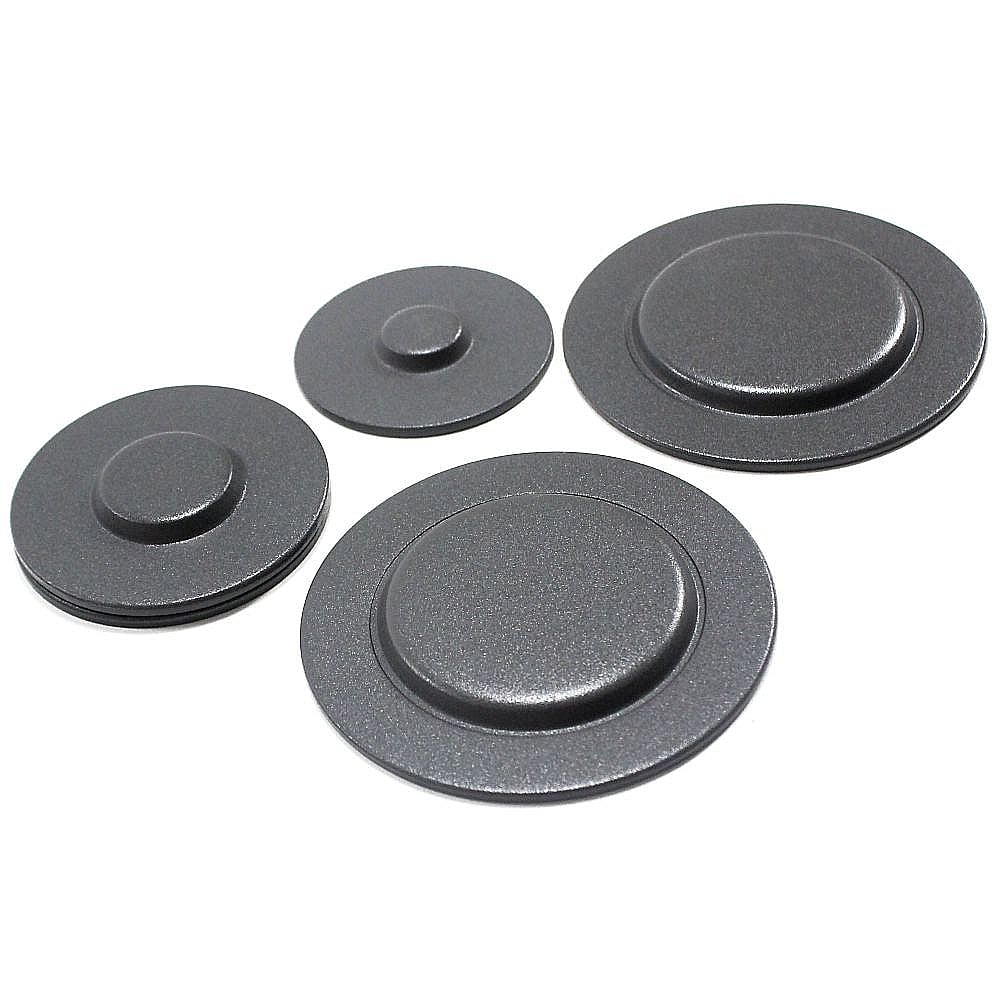 Part #wpw10183372, Range Surface Burner Cap (Gray) / 1.10 x 9.10 x 12.10