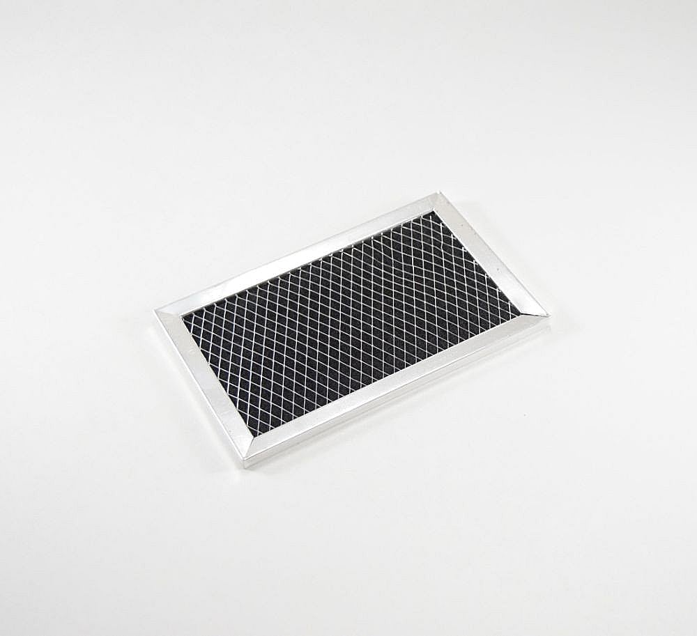 Photo of Part #w10864204, Microwave Charcoal Filter | 4.75 x 4.25 x 5.88 from Repair Parts Direct