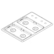 Main Top for Maytag MGC4430BDW0 - Part W10191063