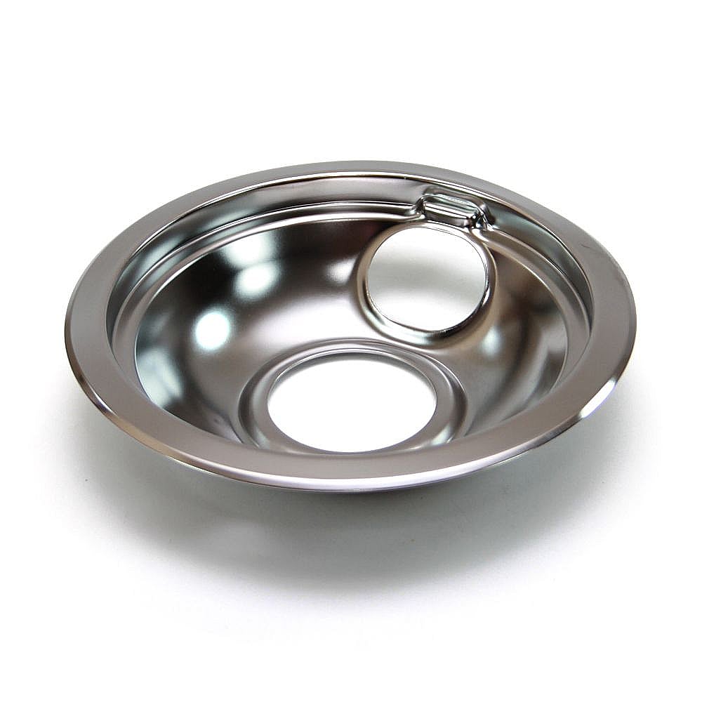 Part #wpw10196406, Range Drip Pan, 6-In (Chrome) (Replaces W10196406) / 7.50 x 7.50 x 1.75