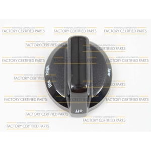 Range Surface Burner Knob (black) WPW10200193