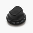 Range Oven Temperature Knob for Ikea IDC875SS0 - Part W10204303