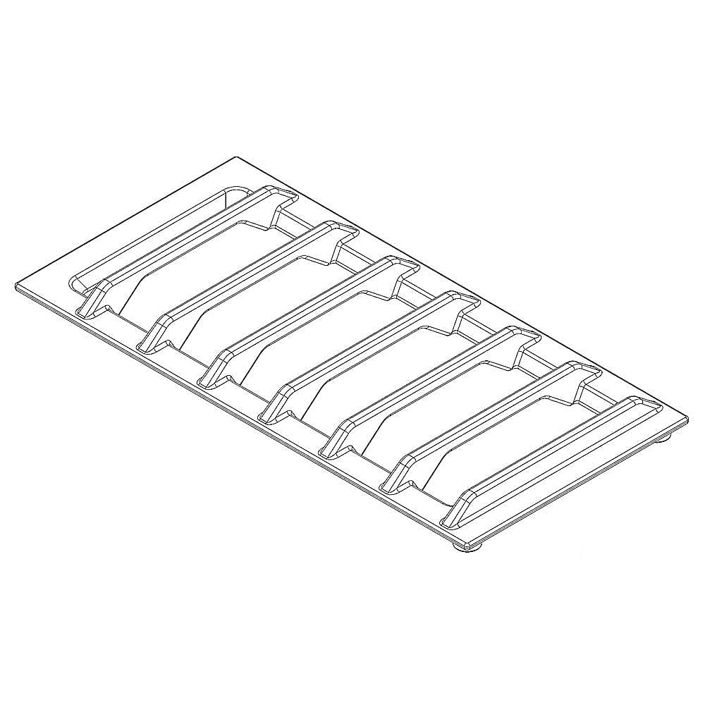 Part #w10204544, Cooktop Downdraft Vent Grille / 17.87 x 4.00 x 1.25