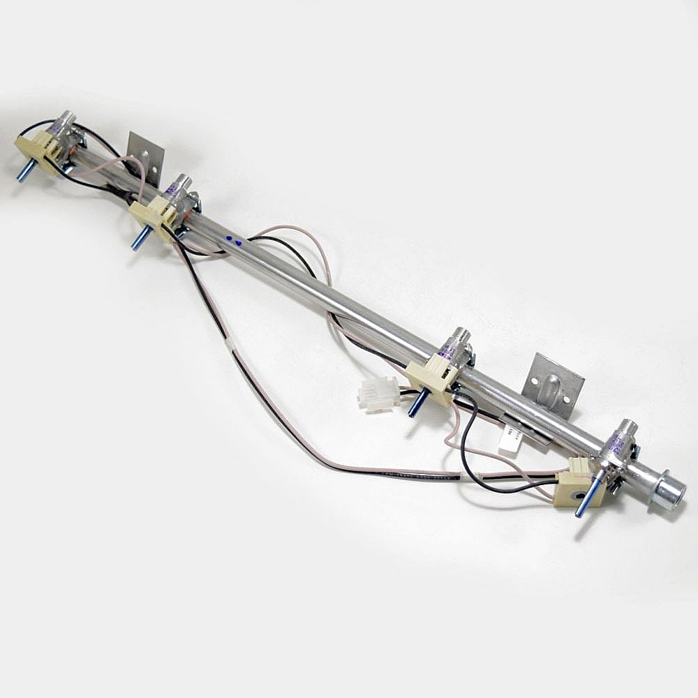 Part #wpw10204706, Range Surface Burner Manifold Assembly (Replaces W10204706) / 5.07 x 3.44 x 27.19