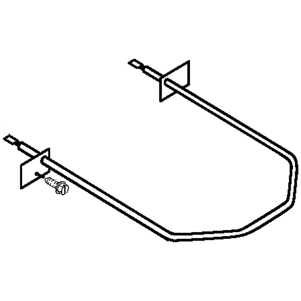 Part #w10207402, Broiler Element / 18.00 x 15.00 x 1.20