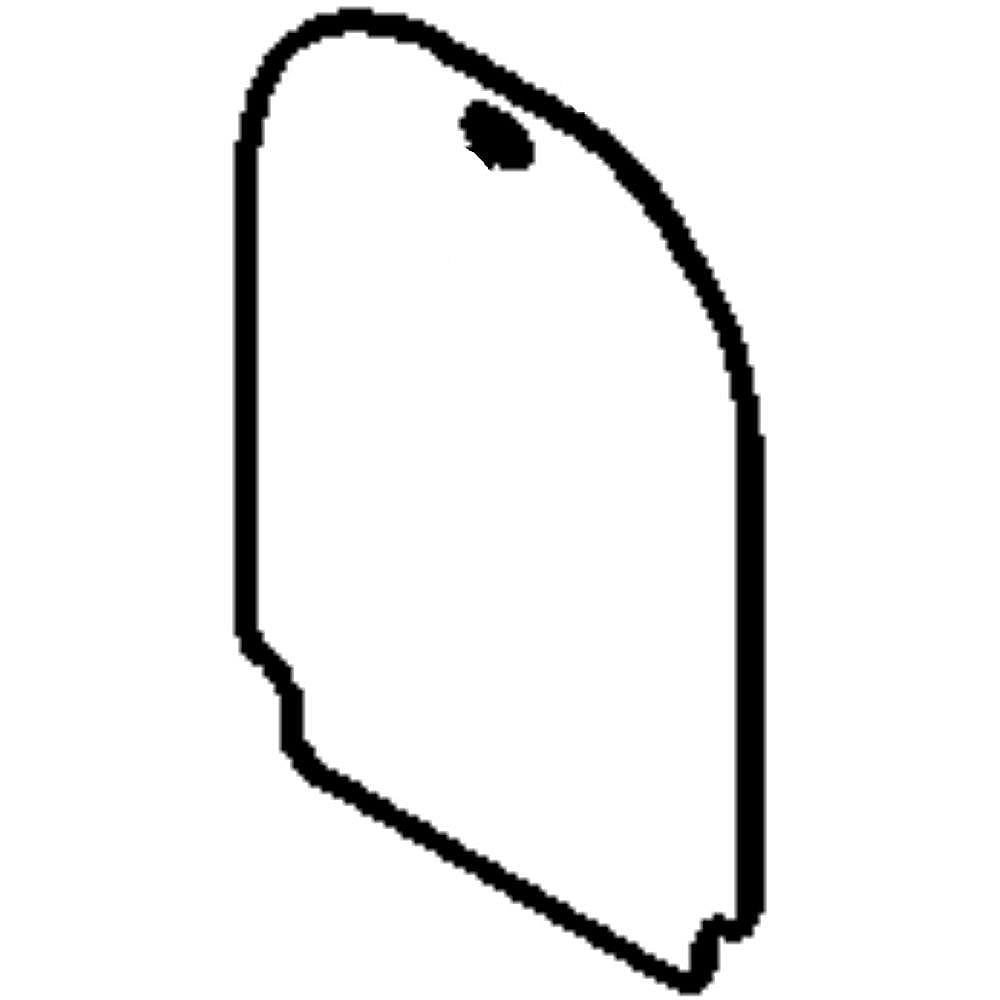 Part #w10209692, Crosley Cover (Black) / 6.00 x 4.50 x 0.10