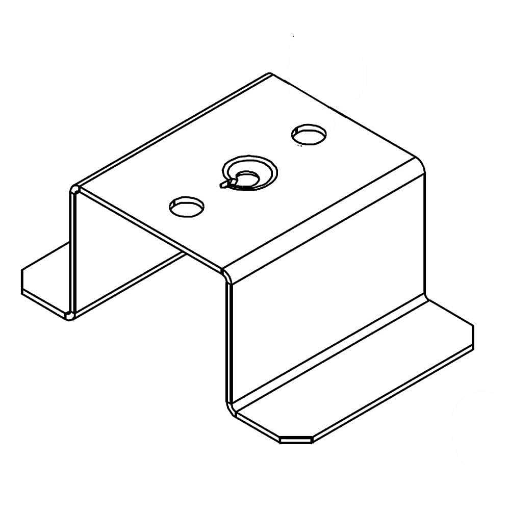 Part #w10213759, Wall Oven Base Panel Support Bracket / 2.00 x 2.00 x 2.00