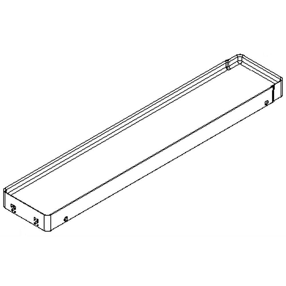 Part #w10235990, Cooktop Drip Pan / 4.00 x 6.00 x 5.00
