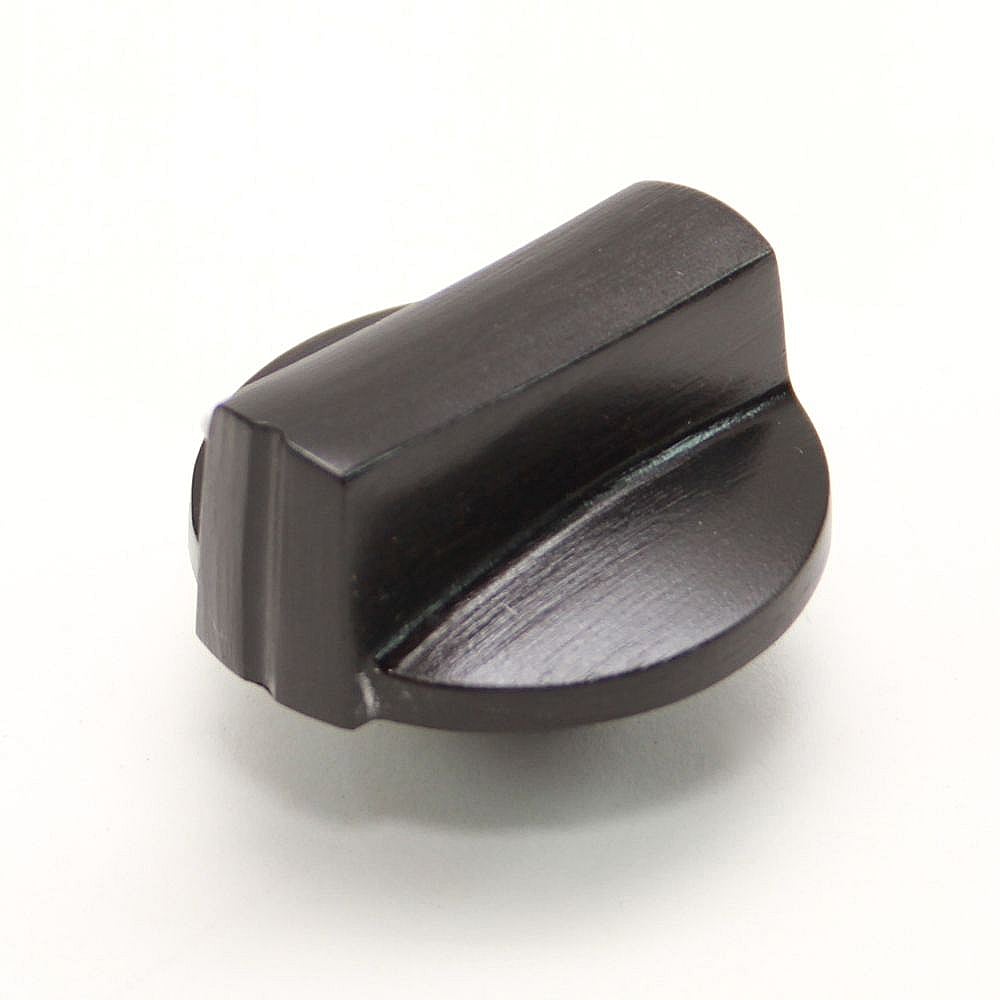 Part #w10236133, Cooktop Element Control Knob (Black) / 1.25 x 1.25 x 1.33