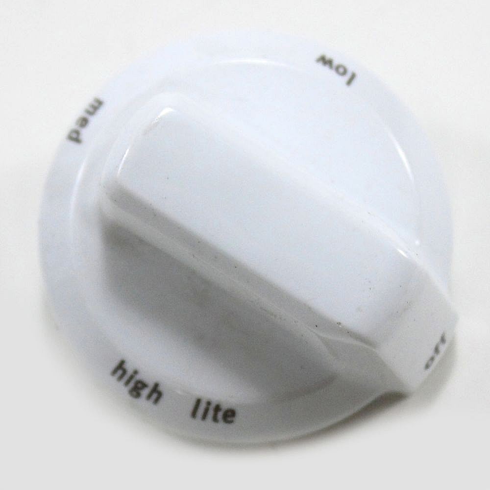 Photo of GE Part #wpw10244630, Ran Surface Burner Knob | 2.00 x 2.00 x 2.00 from Repair Parts Direct