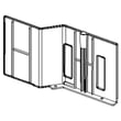 Microwave/hood Cover for KitchenAid KHMS1857WSS0 - Part W10245192