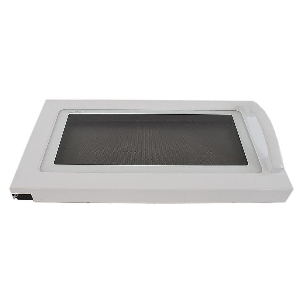 Part #w10249514, Microwave Door (White) / 28.00 x 19.12 x 7.62