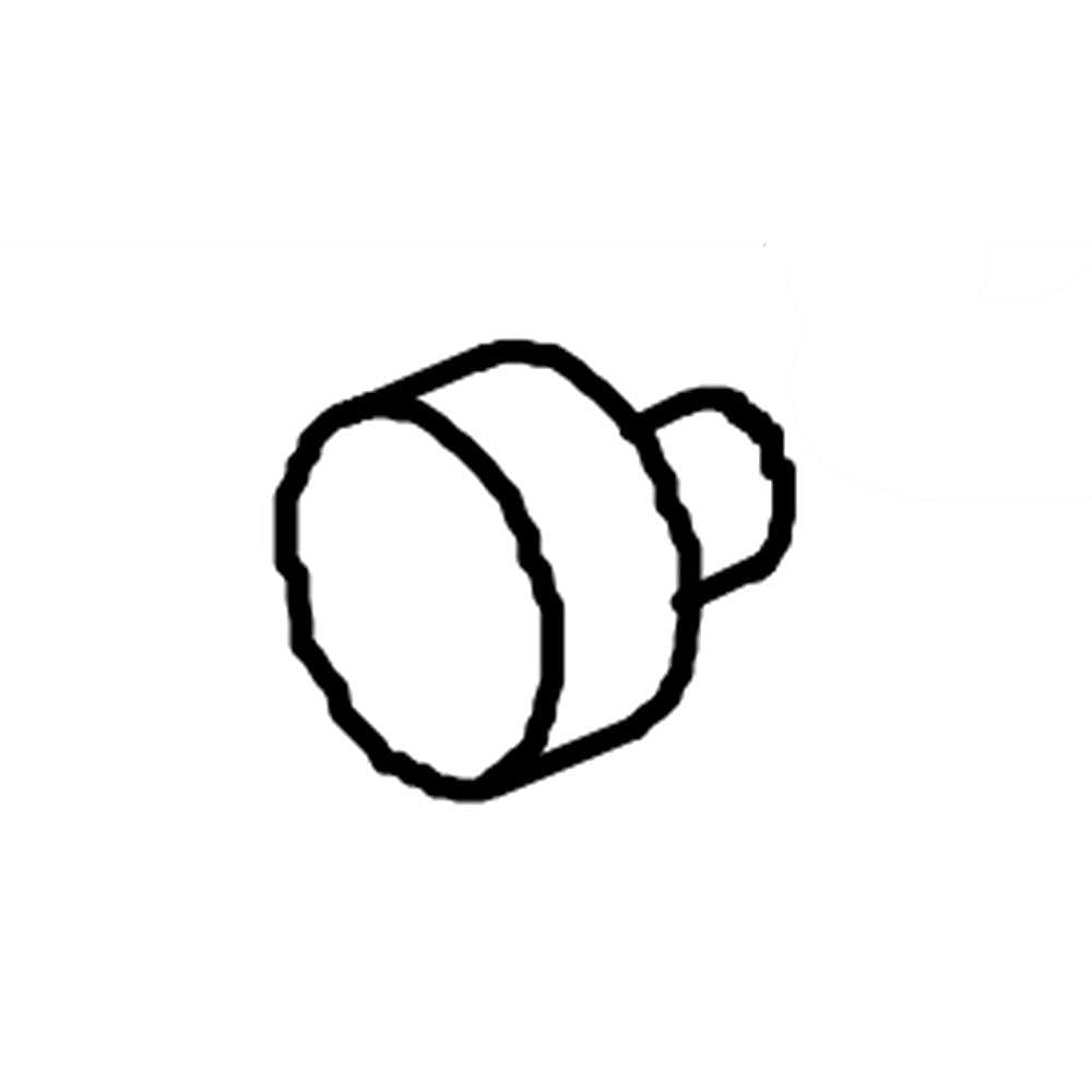 Part #w10251251, Microwave Knob / 5.00 x 2.00 x 2.00