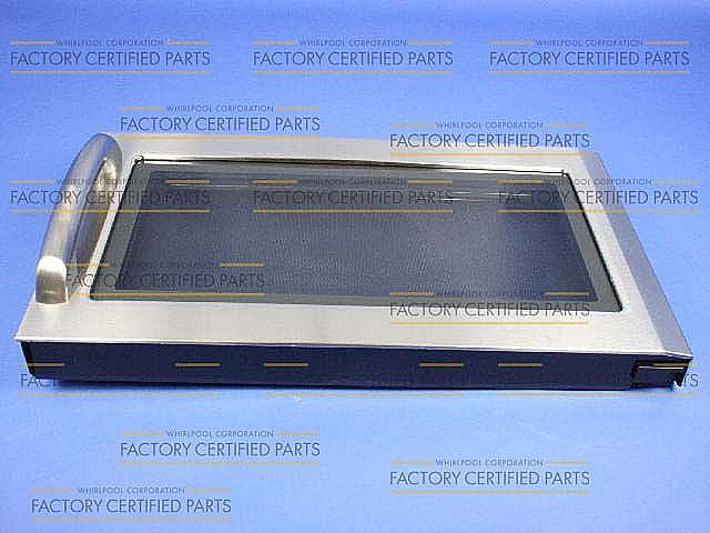 Photo of Microwave Door Assembly (Stainless) from Repair Parts Direct